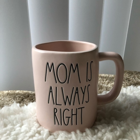 Rae Dunn Other - NWOT Rae Dunn Light Pink Mom is Always Right Mug